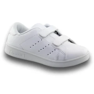 Tenis Deportivo-Escolares Unisex Comodos Y Economicos Estilo 0909Po21 Marca Possio Acabado Sintetico Color Blanco