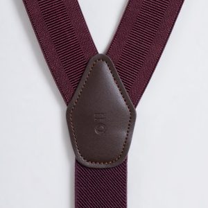 TIRANTE LISO BURDEOS
