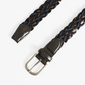 CINTURÓN TRENZADO PIEL BICOLOR