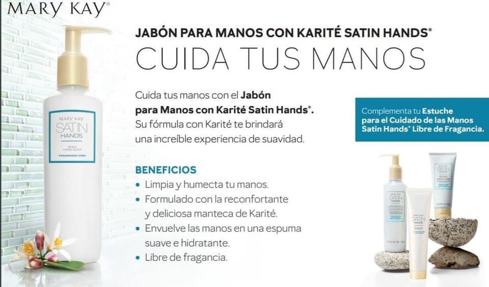 Jabón de Manos con Karité Satin hands Mary Kay - Imagen 3
