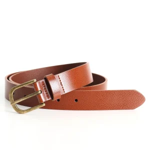 CINTURON CUERO CASUAL MARRÓN