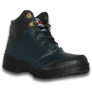 Botas Para Hombre Casuales Estilo 2003L57 Marca L52 Acabado Piel Color Azul