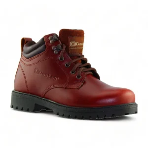 Botas Casuales Para Hombre Estilo 6700Ca7 Marca Castell Acabado Pull Up Color Vino