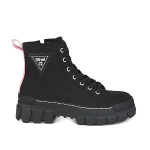 BOTIN MUJER STHEF CASUAL NEGRO 7608