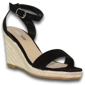 Alpargatas Para Mujer Estilo 8340An5 Marca Andrea Acabado Nobuck Color Negro