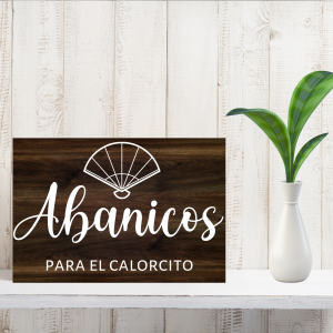 Cartel de Rincón-Madera-Abanicos
