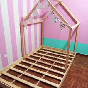 Cama casa Montessori Modelo "Anastasia" Plaza, plaza y media y dos plazas