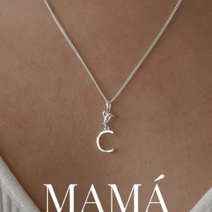 Colgante de mamá Iniciales del Ahora