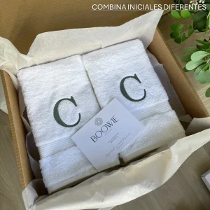 Toallas Lavabo Juego 2 uds LUXUR