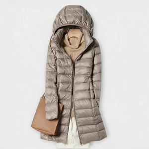 Annika – Chaqueta de plumas ultraligera e impermeable que combina estilo y funcionalidad