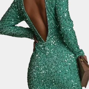 Adèle – Vestido Largo de Fiesta con Espalda Descubierta que Irradia Glamour