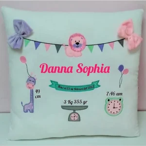 Cojín cuadrado "New Born"