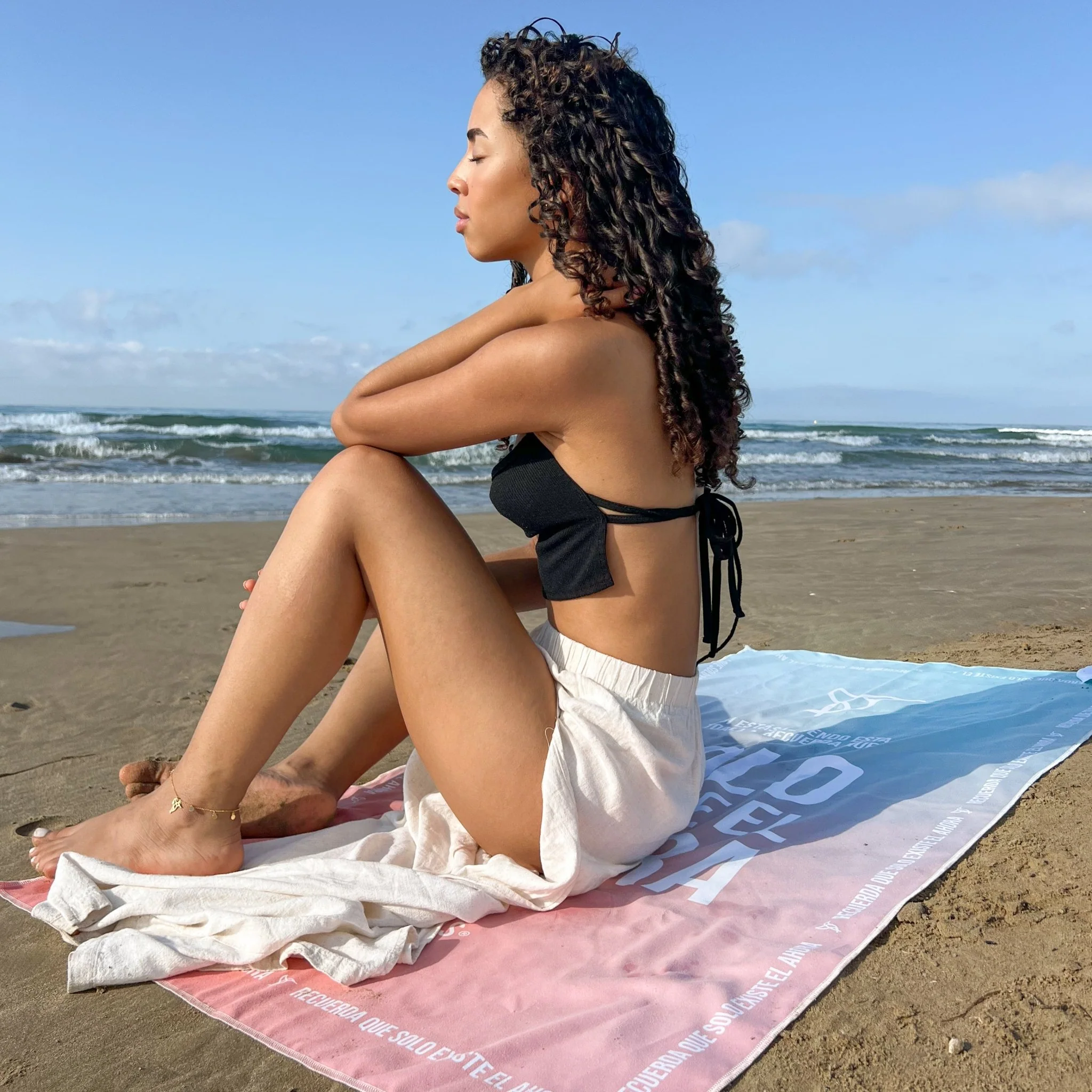 Toalla microfibra "Solo existe el Ahora" - Imagen 4